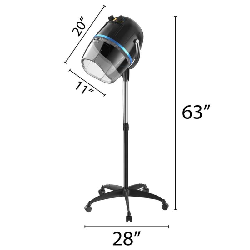 Secador de Pelo LEMY 1300W Ajustable 3 Niveles de Calor y 2 Velocidades
