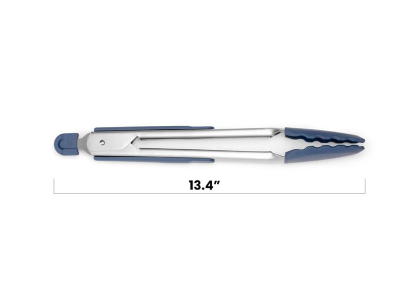 Pinzas Misen 33 cm con puntas de silicona negras aptas para lavavajillas