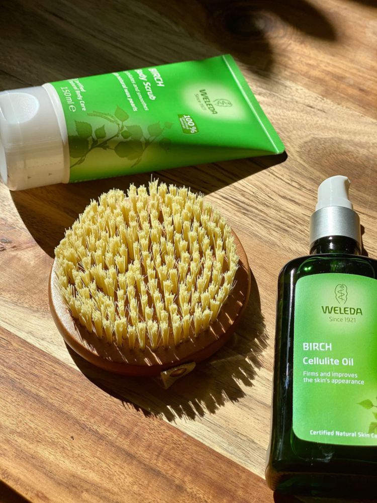 Gel de Ducha Exfoliante de Abedul Weleda 150 ml