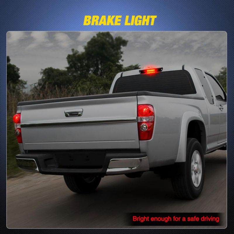 Luz de freno Nilight para Chevy Colorado y GMC Canyon acabado ahumado