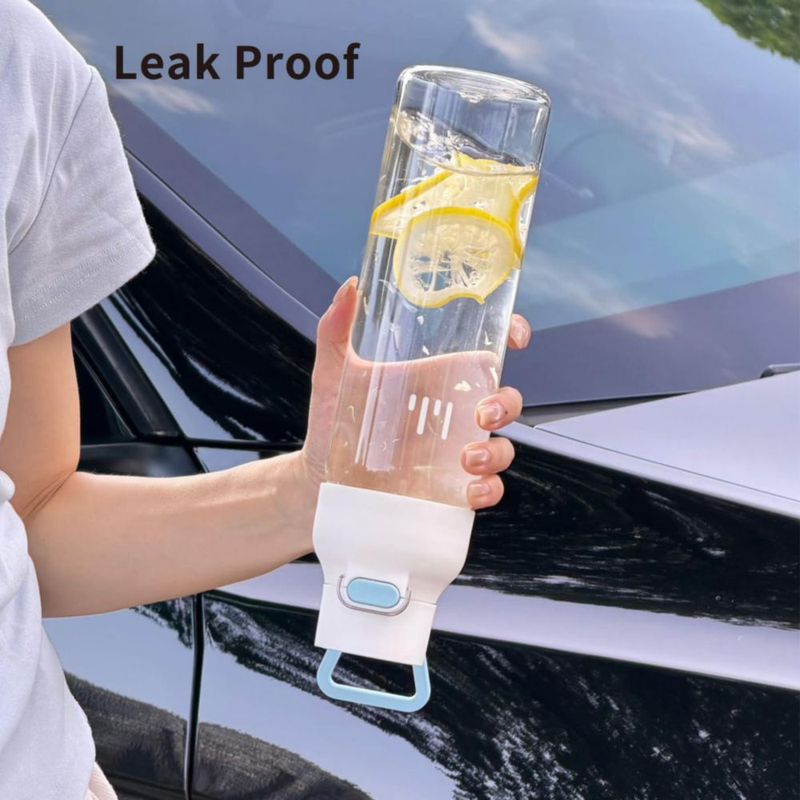 Botella Levore 740 ml de plástico Tritan transparente reutilizable
