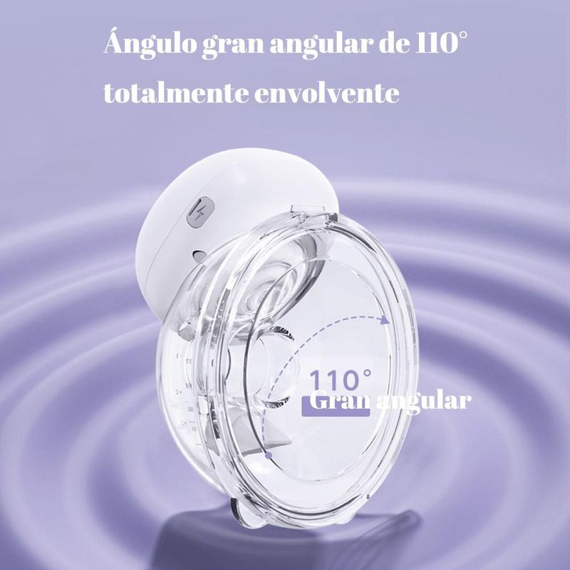 Extractor de Leche Materna Eléctrico Portátil Inalámbrico Wearable con Varios Niveles de Succión para Lactancia Materna Blanco.HOGAWAY