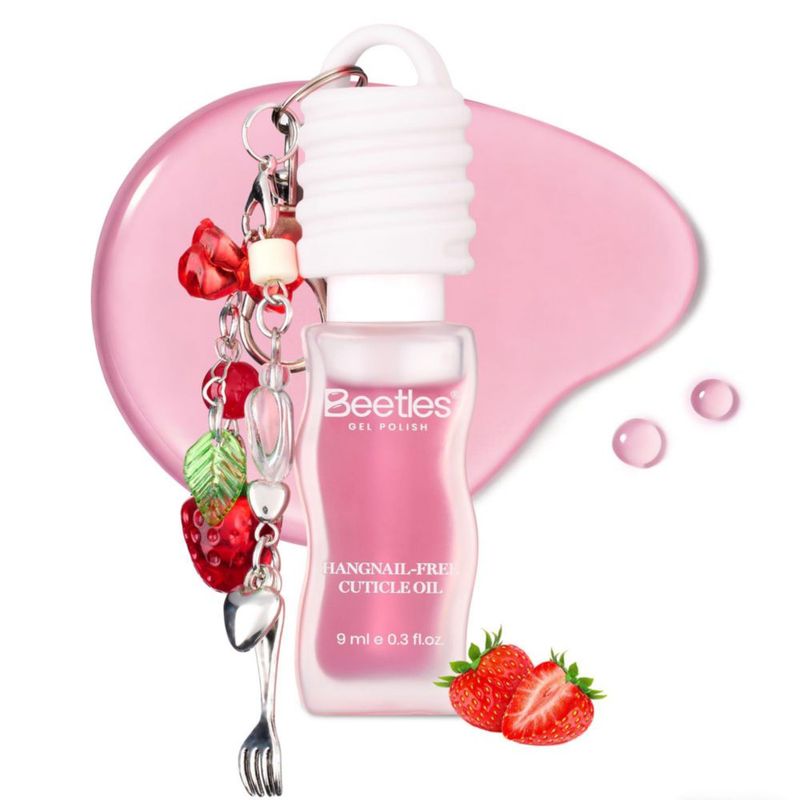 Aceite para cutículas Beetles Gel Polish 9 ml Fragancia a fresa