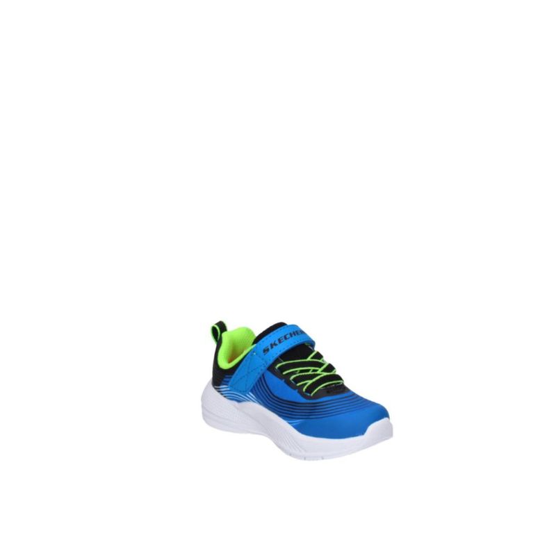 Zapatilla infantil Skechers Microspec Advance Negro Azul Talla 9 US