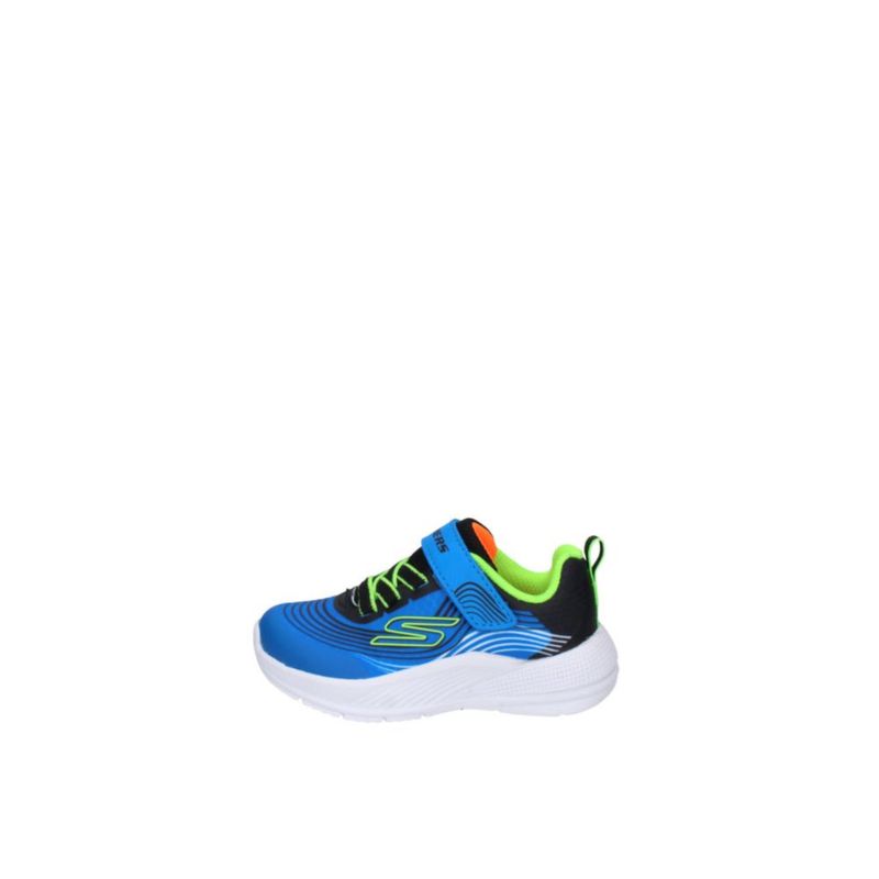 Zapatilla infantil Skechers Microspec Advance Negro Azul Talla 9 US