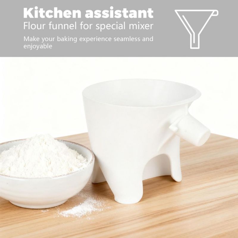 Embudo Heiluxe para KitchenAid KSM150 5 QT Blanco
