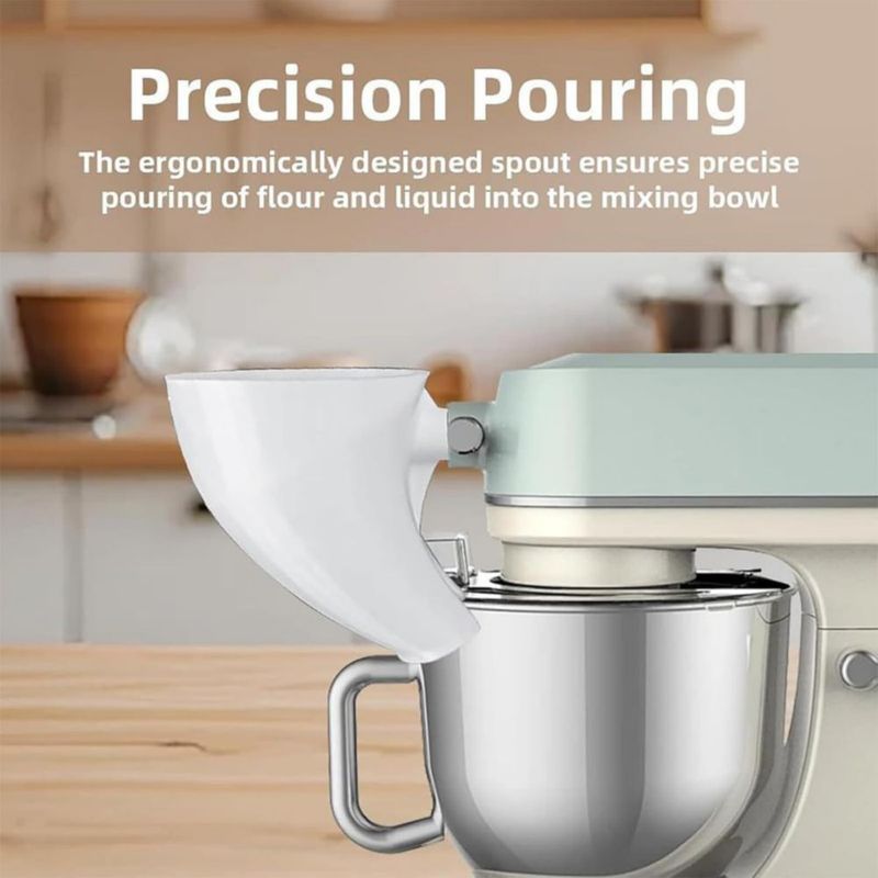 Embudo Heiluxe para KitchenAid KSM150 5 QT Blanco