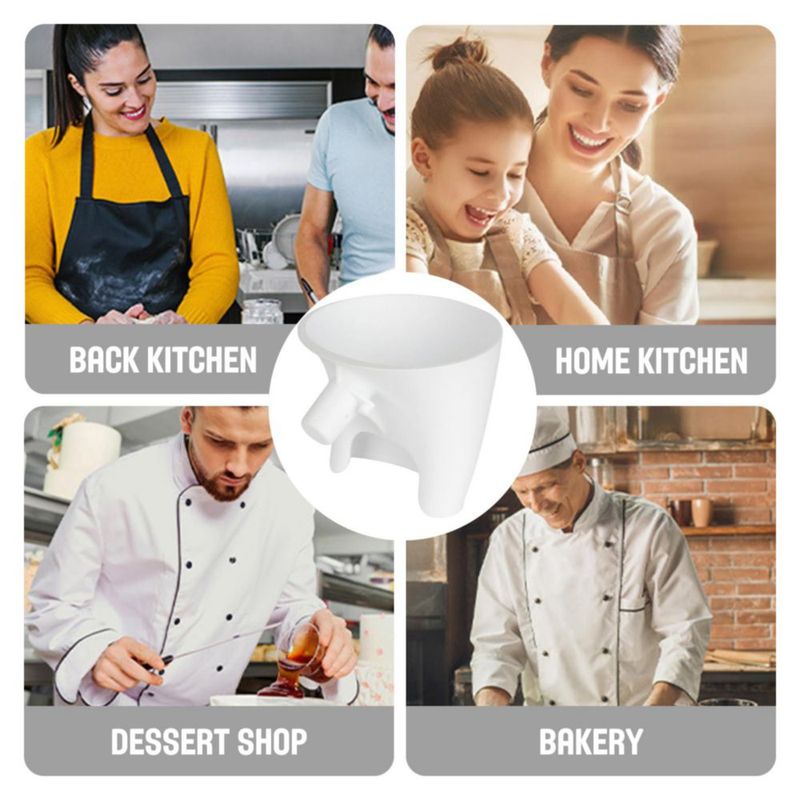 Embudo Heiluxe para KitchenAid KSM150 5 QT Blanco