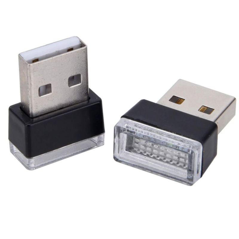 Luces LED interiores para coche USB FEBRYTOLD 4 unidades color blanco