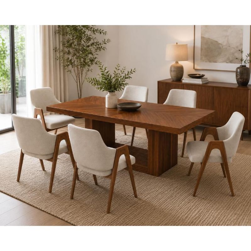Comedor Bruna 6 Personas Café