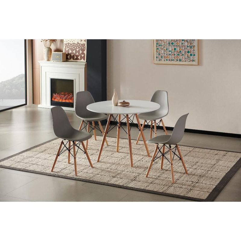 Antecomedor Nuuk 4 personas Blanco