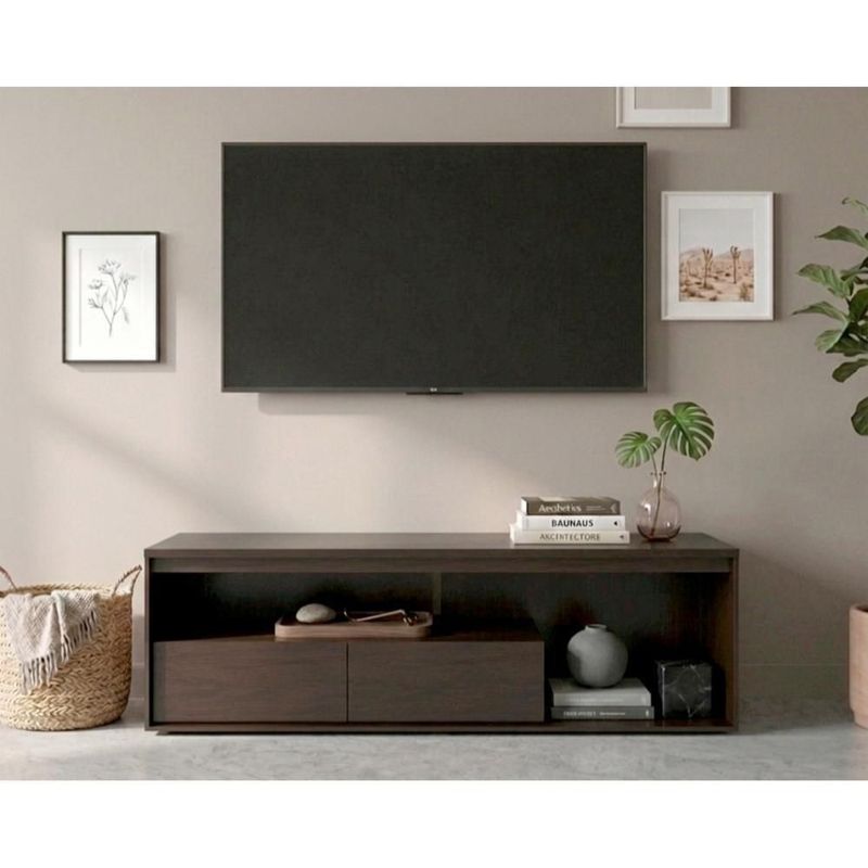 Mesa para TV Nivar 80" Tabaco