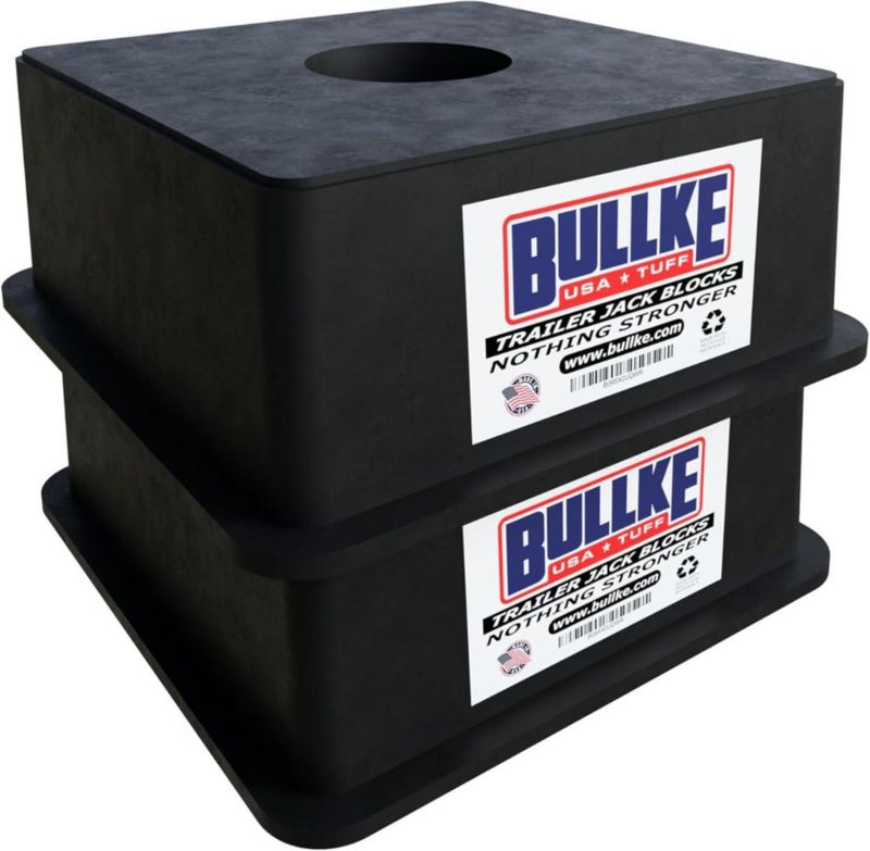 Bloques para Gato de Remolque BULLKE Pack de 2 Fabricado en EE. UU. Alta Resistencia