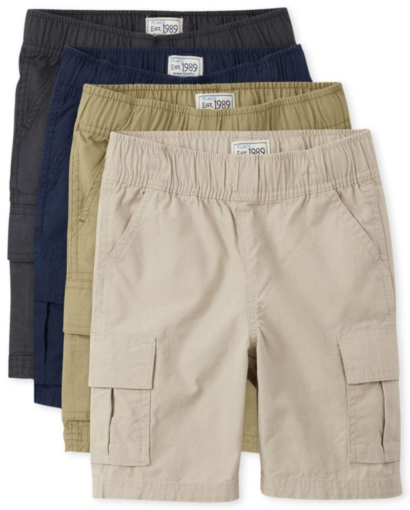 Shorts cargo para niños The Children's Place pack de 4 talla 5
