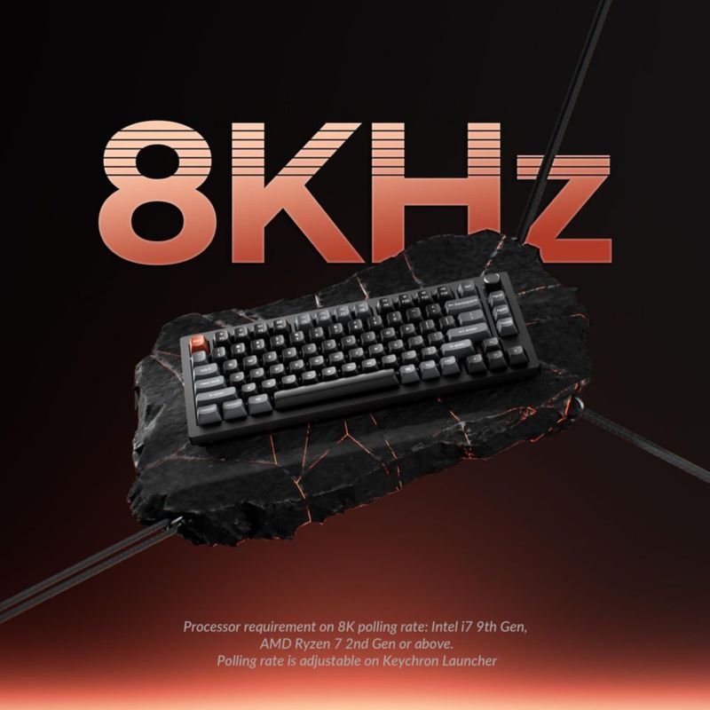 Teclado mecánico Keychron V1 Ultra 8K inalámbrico