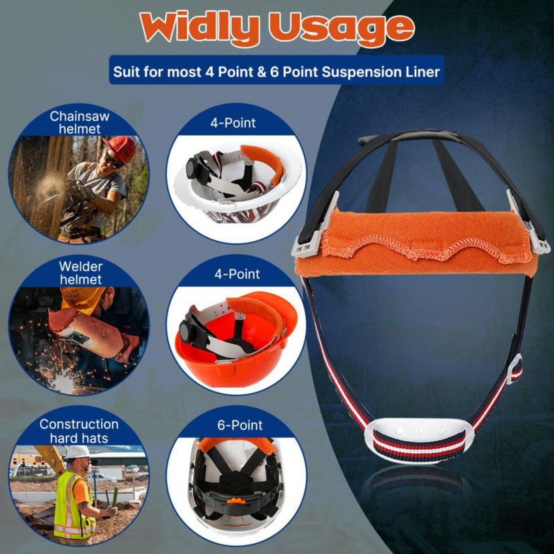 Forro interior para casco PerldVerge 24 × 12 cm (3 unidades) retardante al fuego