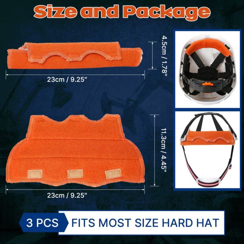 Forro interior para casco PerldVerge 24 × 12 cm (3 unidades) retardante al fuego