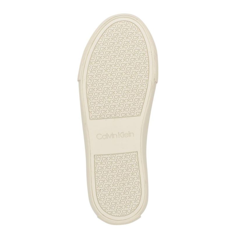 Zapatillas Charie para mujer Calvin Klein en marfil con cordones talla 11