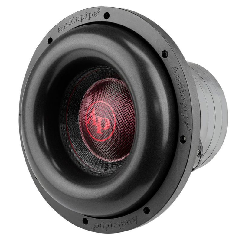 Subwoofer Audiopipe 25 cm 1800 W 4 ohmios Quad Stack