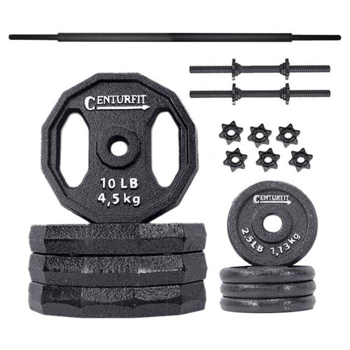 Altera Kit de Mancuernas 20 Kg 12 Discos y 2 Barras Pesas Ajustables con  Estuche para Ejercicio : : Deportes y Aire Libre