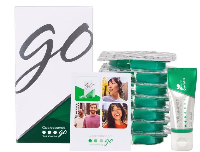 Kit de blanqueamiento dental Opalescence GO 7 tratamientos menta