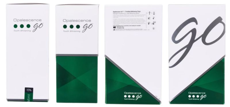 Kit de blanqueamiento dental Opalescence GO 7 tratamientos menta