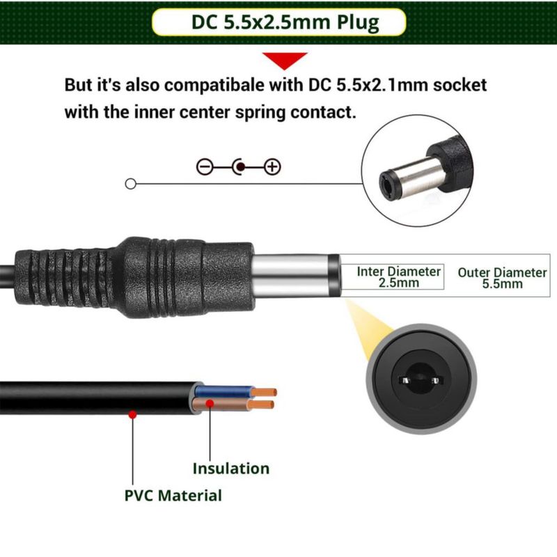 Adaptador de corriente Facmogu 9V/1A 9W 100-240V