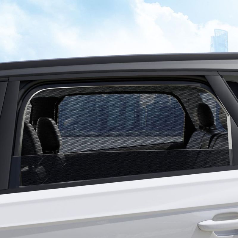 Cortinas magnéticas para ventanilla de coche Aokway 60x50 cm negro paquete de 2