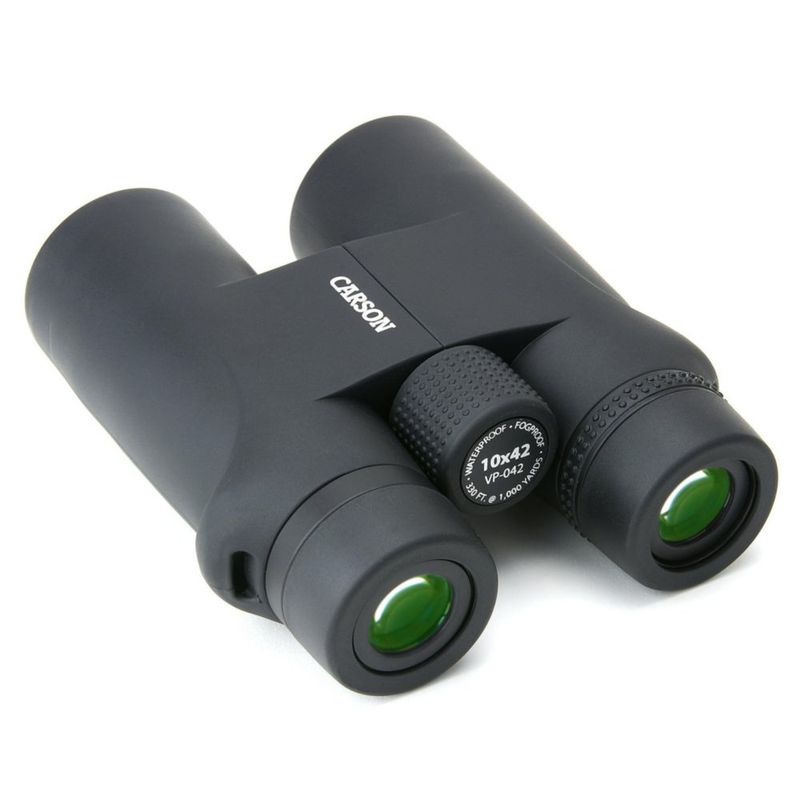 Binoculares Carson serie VP de tamaño completo de 10 x 42 mm a prueba de agua