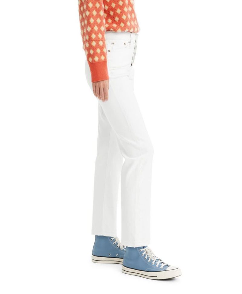 Jeans Levi's Wedgie Straight Lavado Piedra Blanco 28