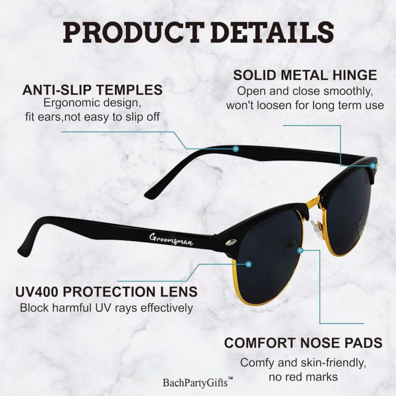 Gafas de sol BachpartyGifts - Pack de 8 clásico con protección UV