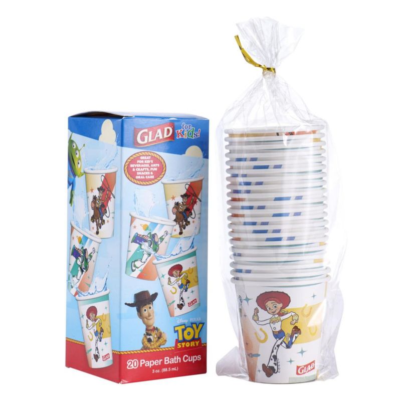 Vasos de papel Glad 885 ml Disney Toy Story - 20 unidades