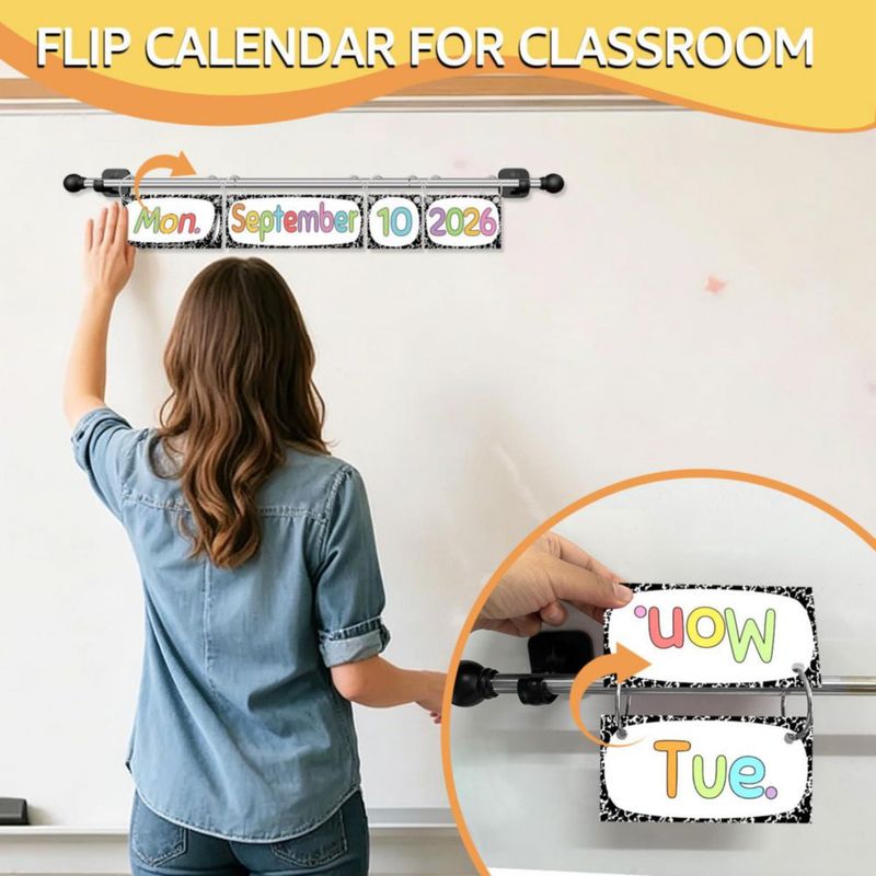 Calendario Kidpet magnético de hoja giratoria 43‑76 cm 2026‑2035