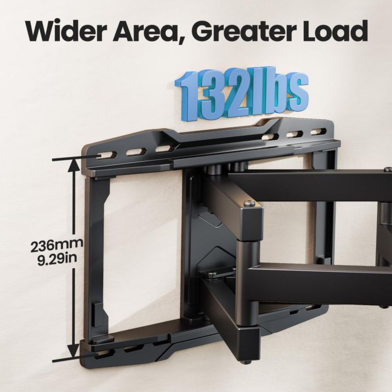 Soporte de pared para televisores USX STAR Full Motion de 37 a 86 pulgadas