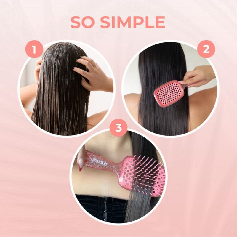 Cepillo desenredante FHI Heat Unbrush para todo el cabello húmedo o seco