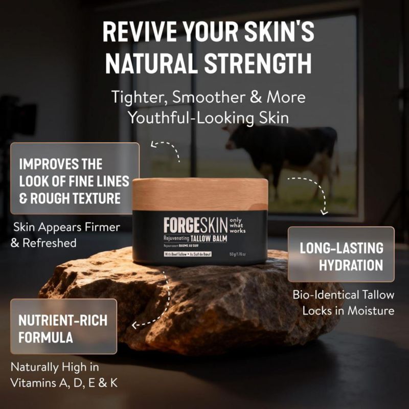 Bálsamo Hidratante Forge Skin con Sebo para Hombres 50 g 6 unidades