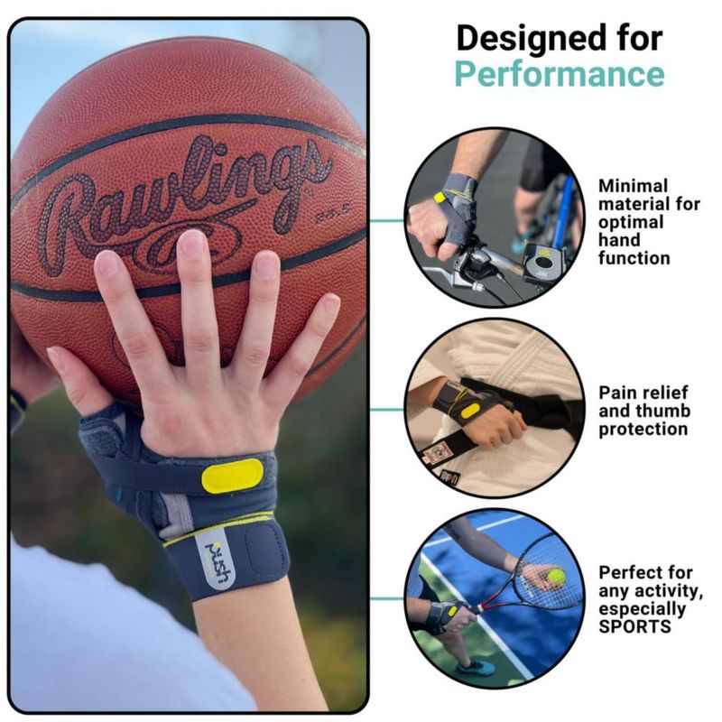 Férula de Pulgar Push Sports Talla Media para Mano Derecha