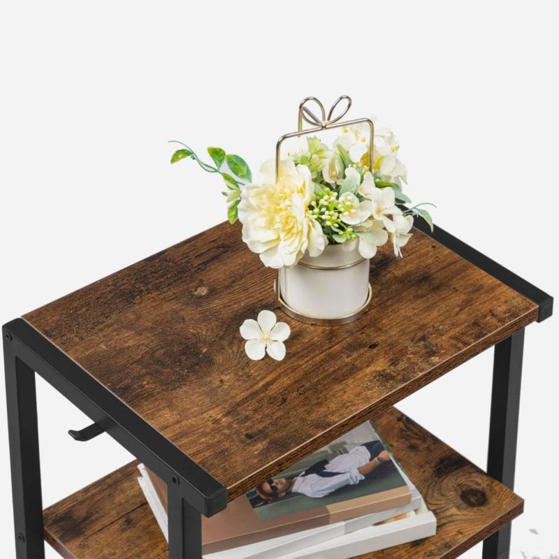 Soporte para impresora HOOBRO 60 cm carrito rodante de 3 niveles