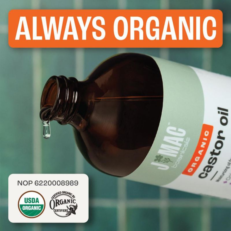 Aceite de Ricino J MAC BOTANICALS Orgánico 946 ml USDA