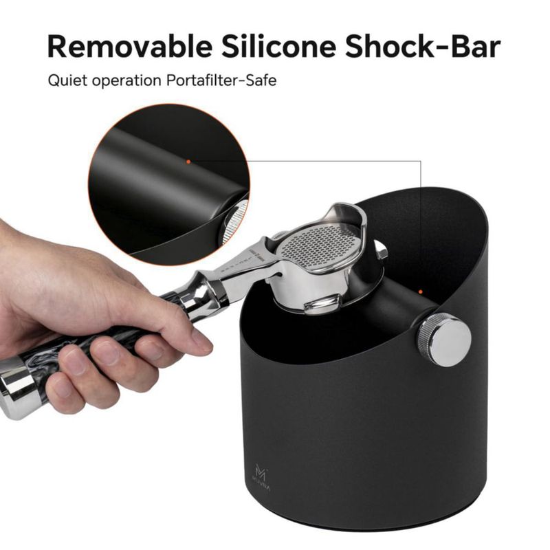 Caja para Posos MUVNA Compacta de Acero Negro Antisalpicaduras