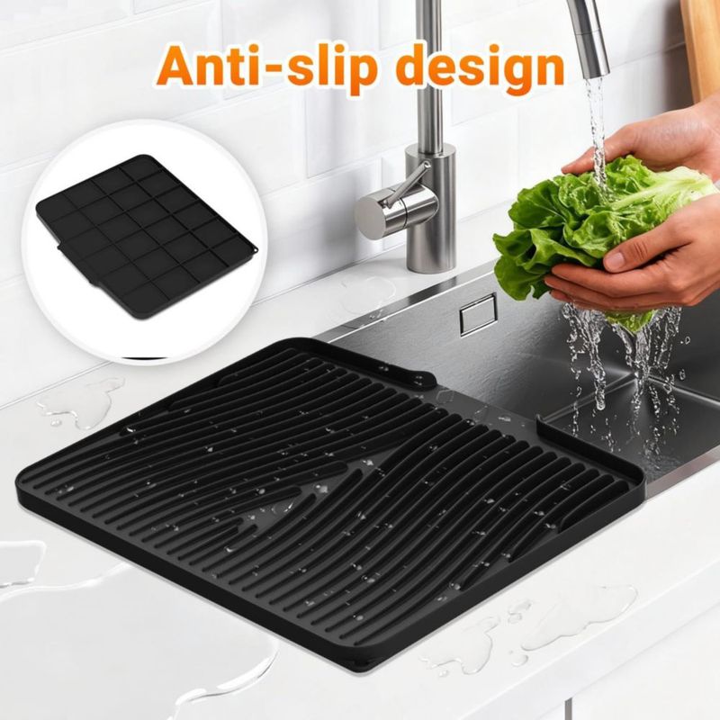 Tapete para Secar Platos COPLIB 40 × 33 cm – Pack de 2 de Silicona