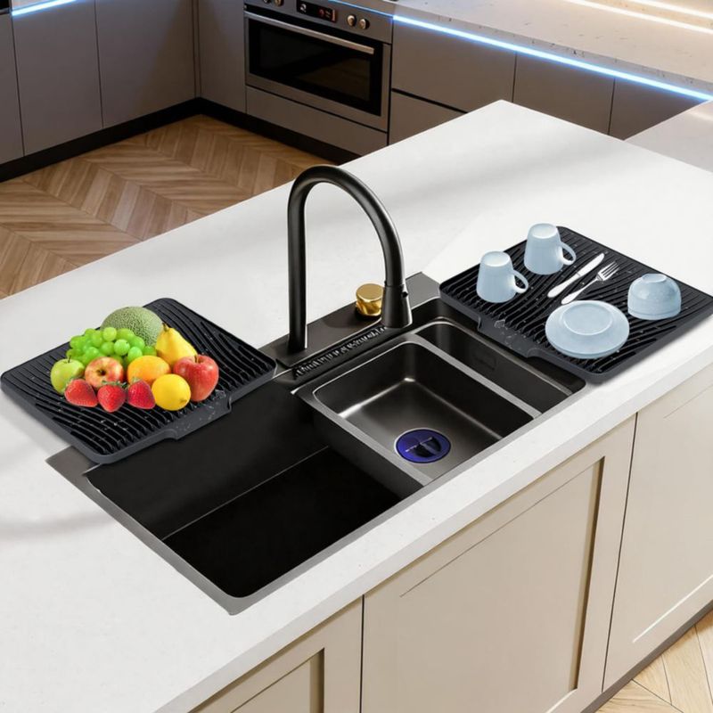Tapete para Secar Platos COPLIB 40 × 33 cm – Pack de 2 de Silicona