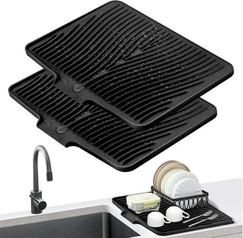 Tapete para Secar Platos COPLIB 40 × 33 cm – Pack de 2 de Silicona