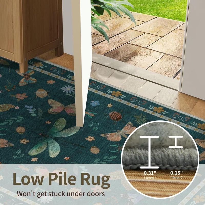 Alfombra de Entrada Lavable Rugxara 2x3 Verde