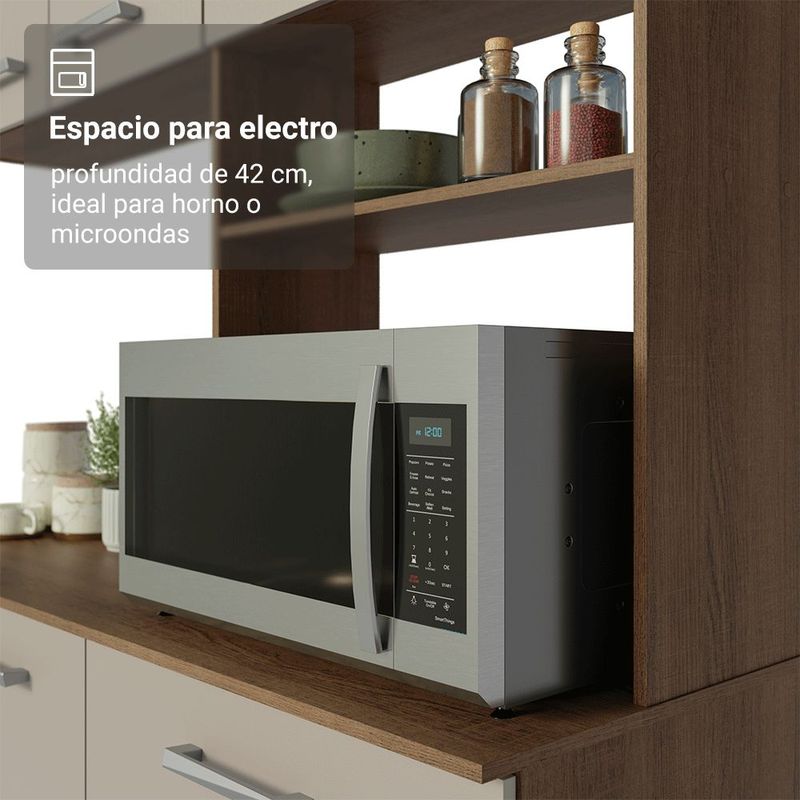 Cocina Integral Completa Modular Madesa Aura 196cm MC 01
