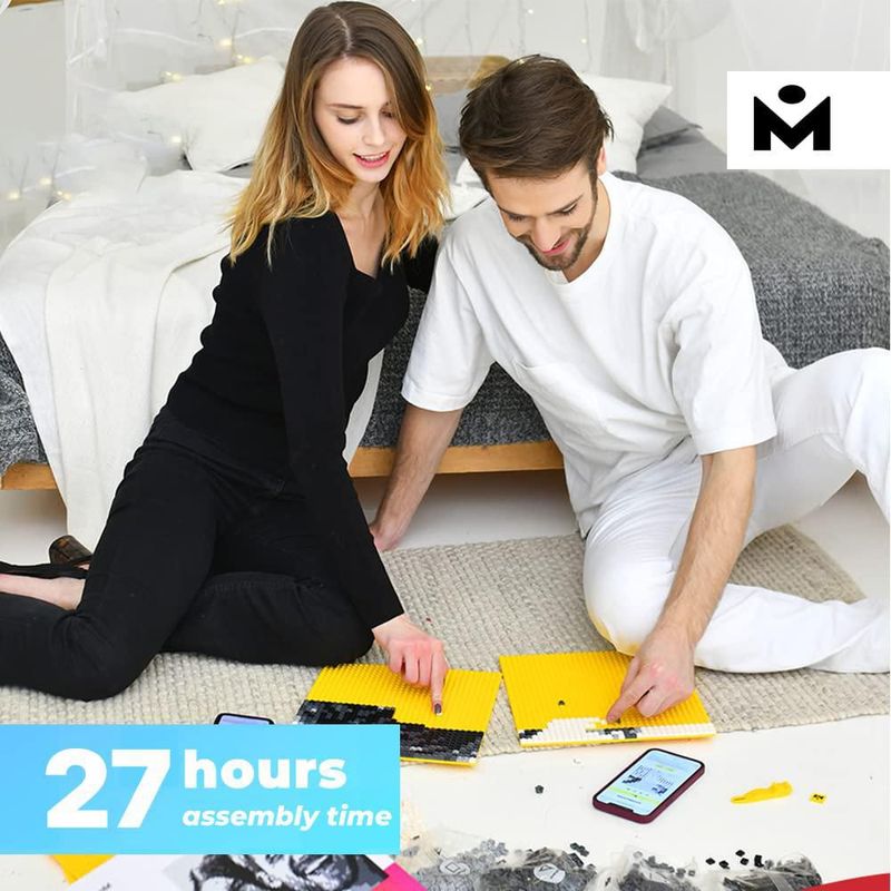 Kit de Mosaico MOZABRICK 76 x 76 cm DIY Set de Construcción de Foto
