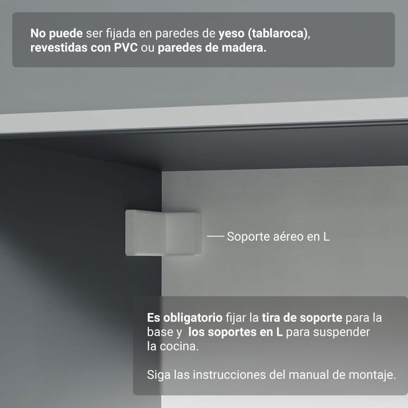 Cocina integral completa modular madesa nice 465cm gris 06
