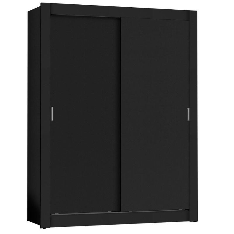Ropero closet madesa denver 2 puertas corredizas negro 1
