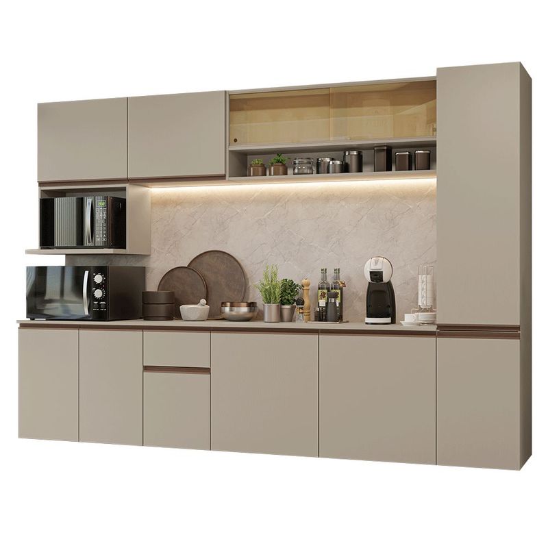 Cocina integral completa modular madesa nice 280cm crema 08