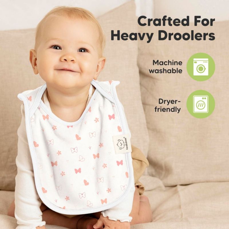 Baberos KeaBabies 8 unidades estilo pulóver